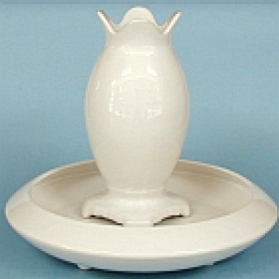 画像2: 華道用花器 足付 白水盤