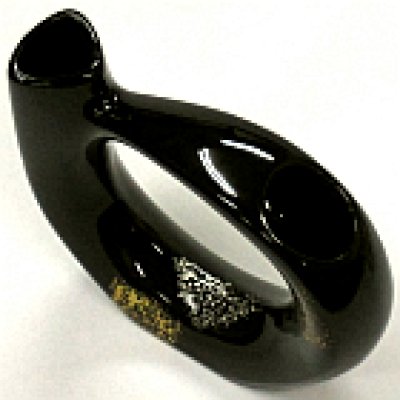 画像1: ミニ変形花器 黒色