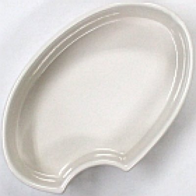 画像1: 華道用 水盤花器 白色