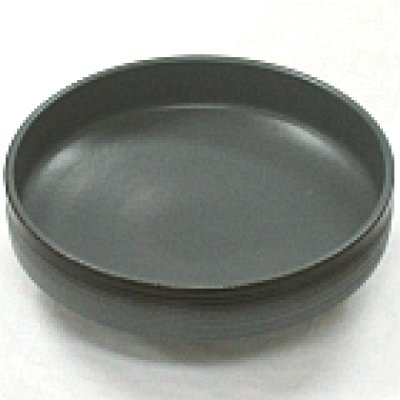 画像1: 華道用 コンポート花器 灰色