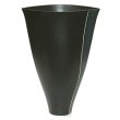 画像1: 華道用 コンポート花器 黒色 (1)