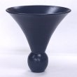画像2: 華道用 コンポート花器 紺色 (2)