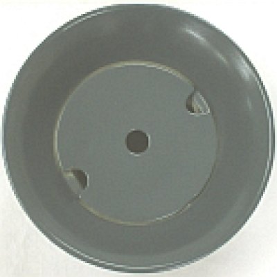 画像1: 華道用 コンポート花器 灰色